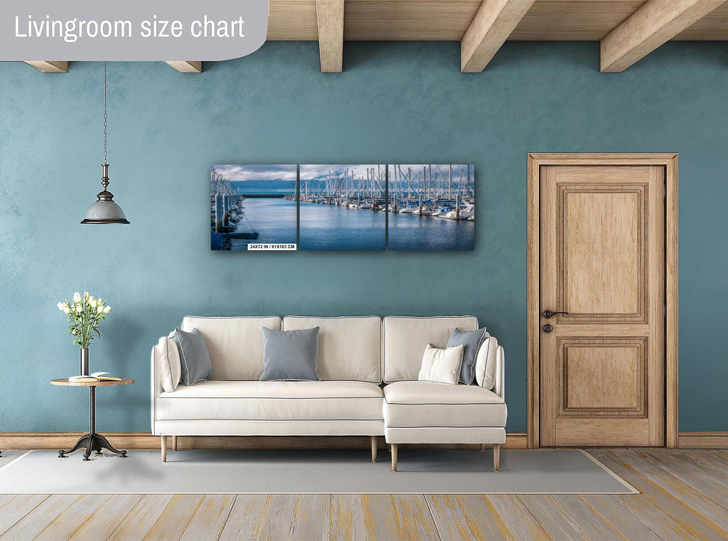 Seattle Nautical Print: Shilshole Bay Marina, Puget Sound Photography