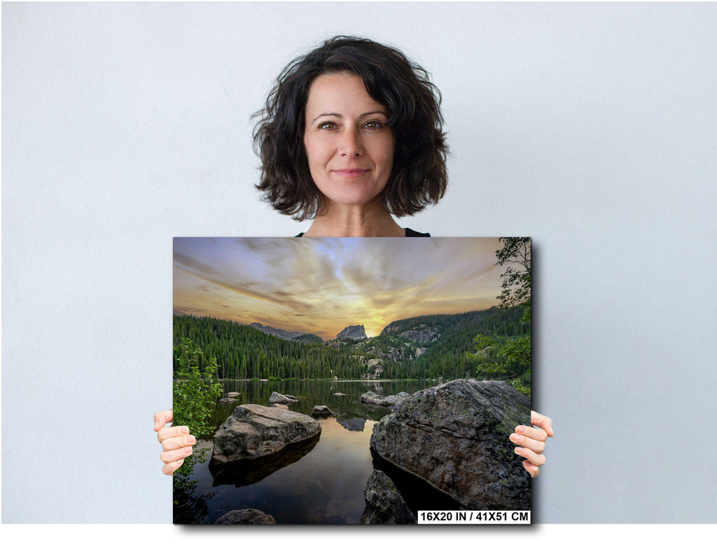 Bear Lake Sunrise Print: Rocky Mountain National Park, Colorado Landscape