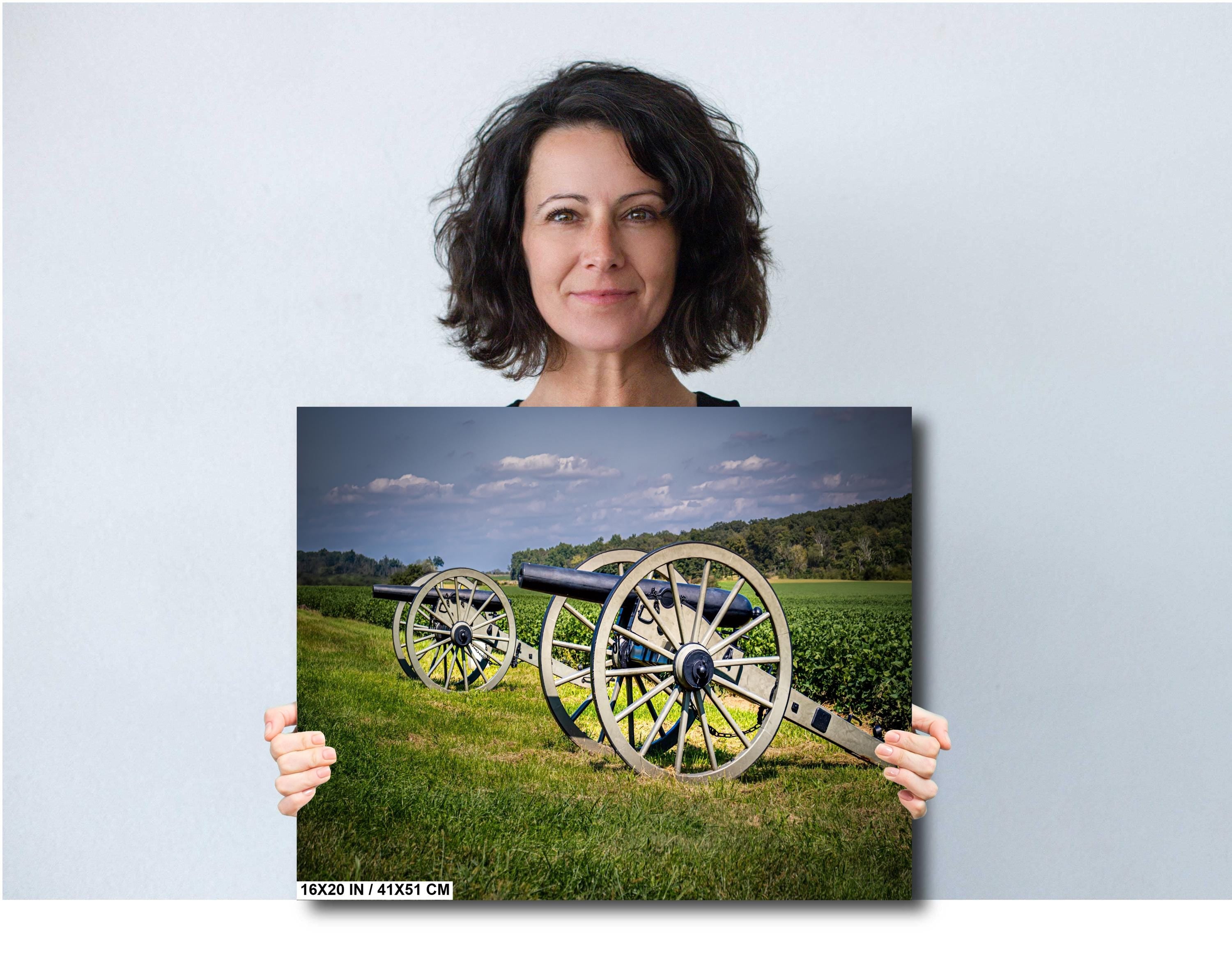Gettysburg Cannon Print: 19th Century Artillery, National Military Park