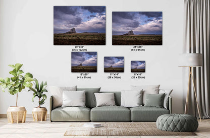 Shiprock New Mexico: Monadnock Desert Landscape Photography Wall Art