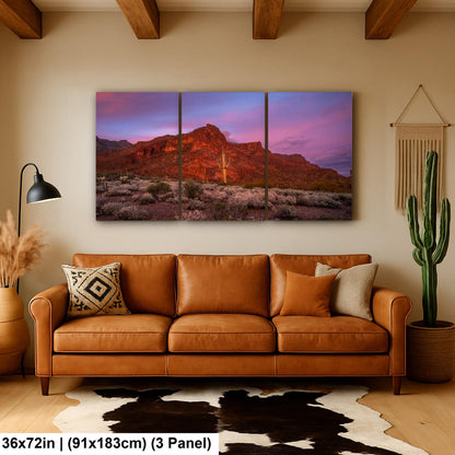 Gold Canyon Red Rock Sunset Arizona Desert Mountain Landscape Photography Wall Art