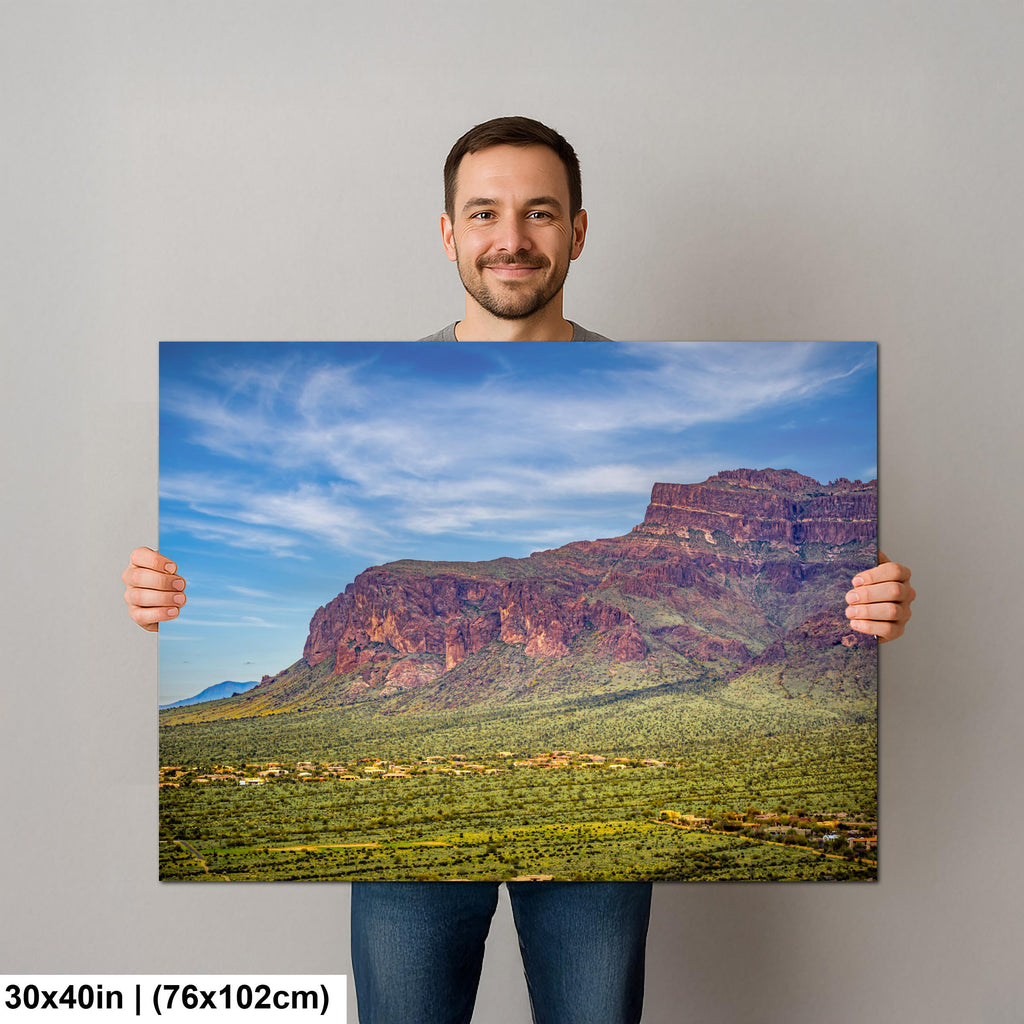 Superstition Mountains Landscape, Apache Junction Arizona, Photography Print Wall Art