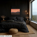 Fiery Sonoran Desert Sunset with Saguaro, Quartzsite Arizona Photography Print