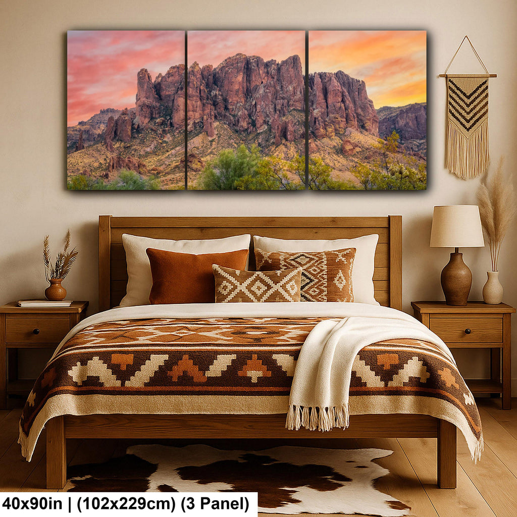 Superstition Mountains Sunrise Lost Dutchman State Park Apache Junction Arizona Wall Art