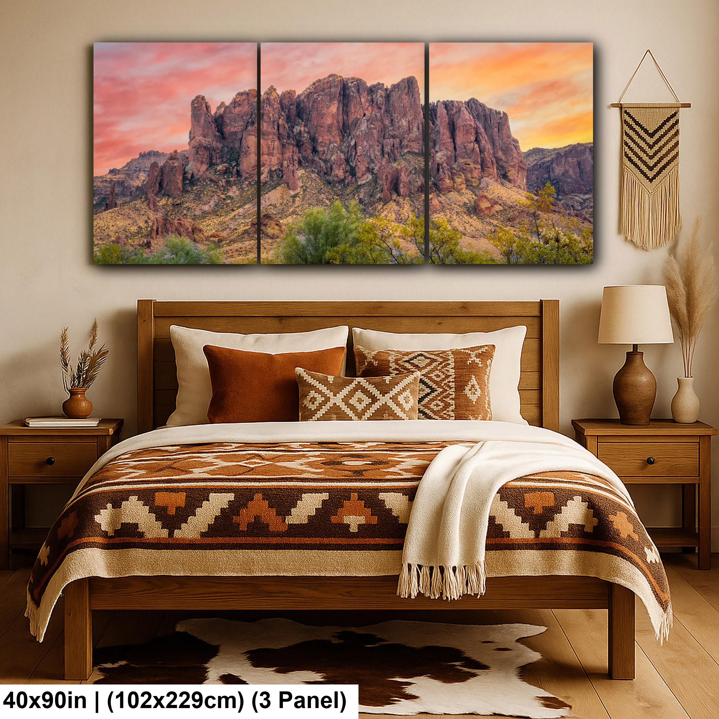 Superstition Mountains Sunrise Lost Dutchman State Park Apache Junction Arizona Wall Art