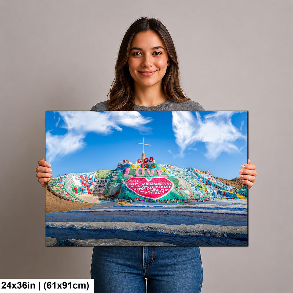 Salvation Mountain: Slab City California Colorful Folk Art Photo Wall Art