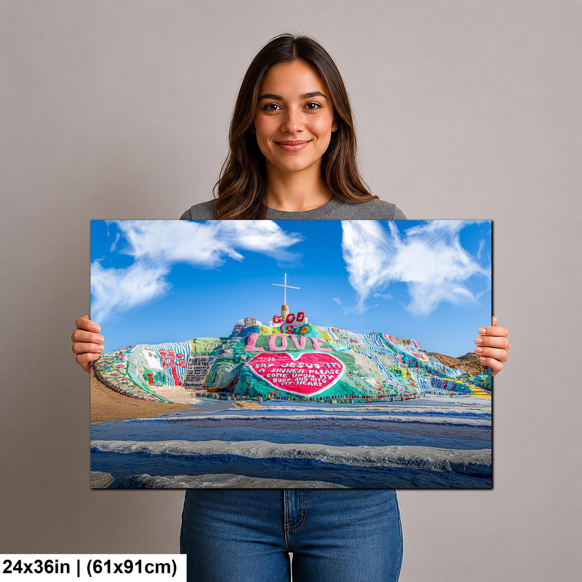 Salvation Mountain: Slab City California Colorful Folk Art Photo Wall Art