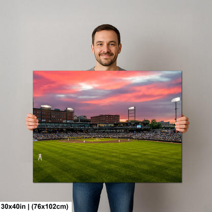 St. Paul Saints Baseball Stadium at Sunset, St. Paul Minnesota Photography Print