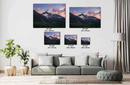 Telluride Sunset Photography Print: San Juan Mountains, Colorado Alpine Landscape