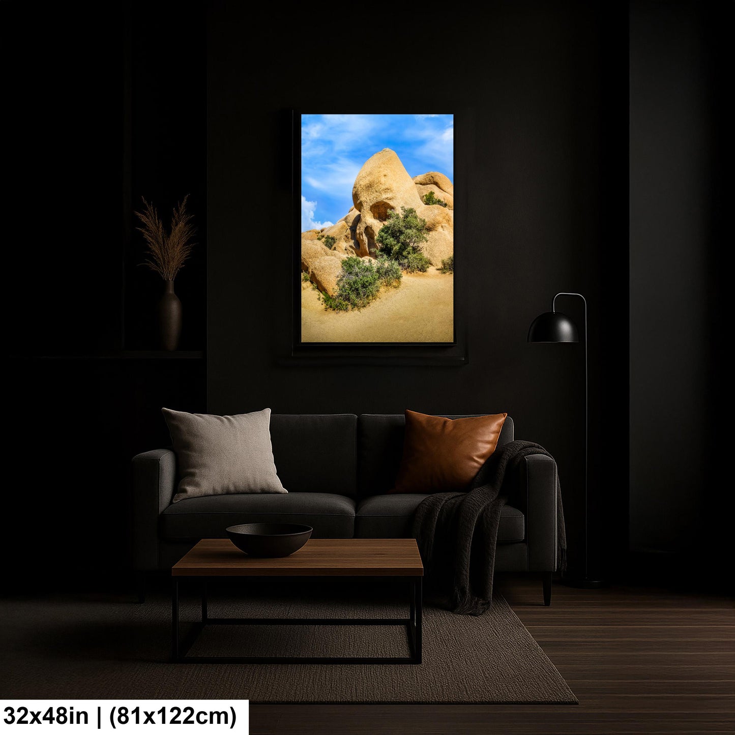 Skull Rock Joshua Tree National Park Photography Print, California Desert Landscape, Unique Rock Formation Wall Art