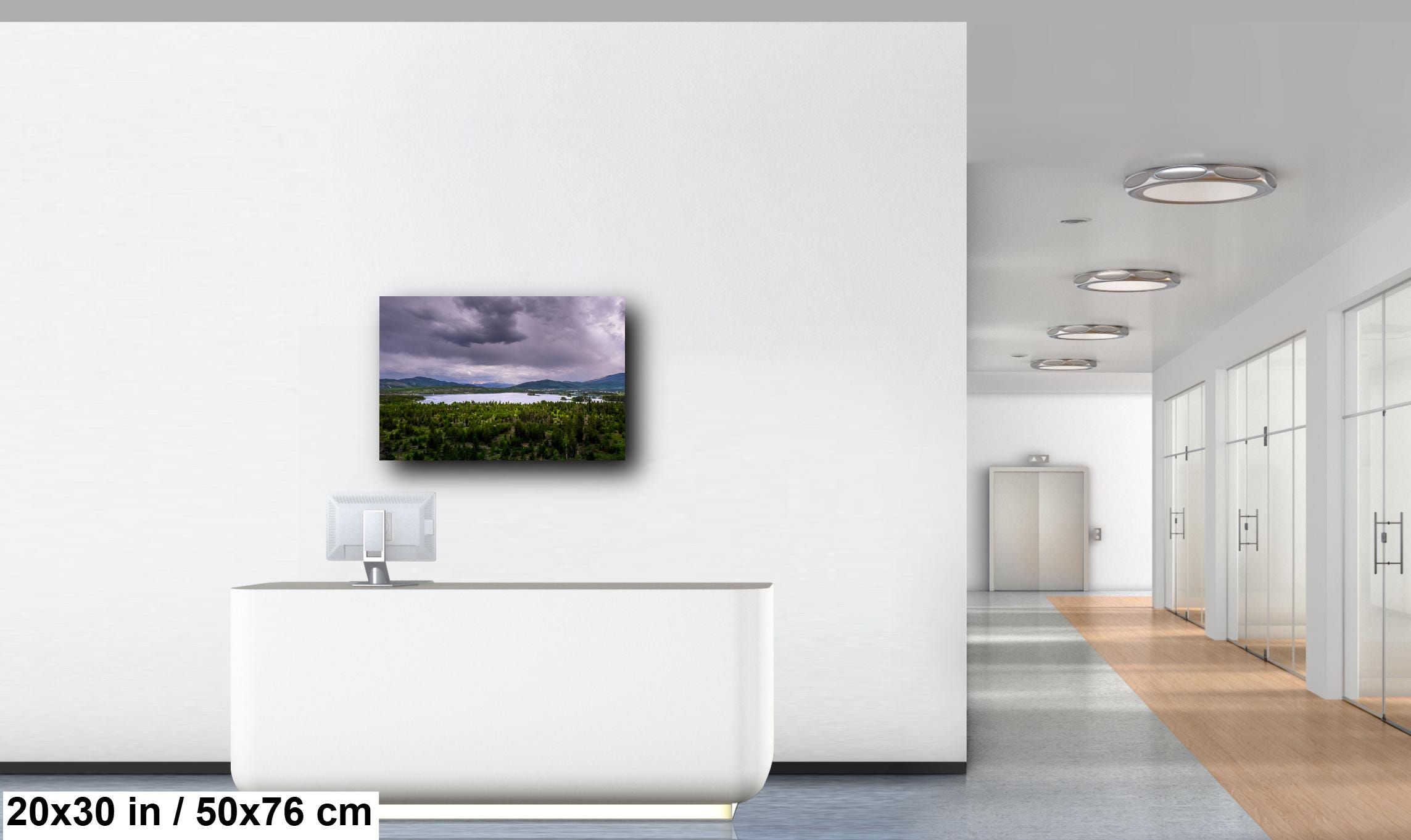 Frisco Scenic Overlook: Stormy Colorado Sky Above Dillon Reservoir, Print Wall Art Photography Travel Gift Aluminum/Acrylic/Metal/Canvas