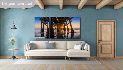 San Clemente Pier Sunset Print: California Seascape Wall Art