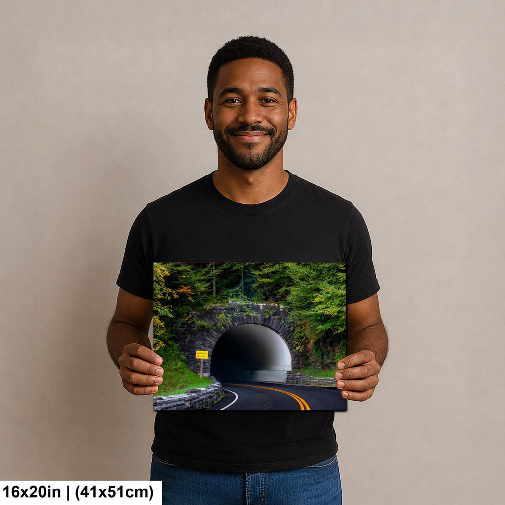 No Honking in Tunnel: Great Smoky Mountains National Park TN Photo Wall Art