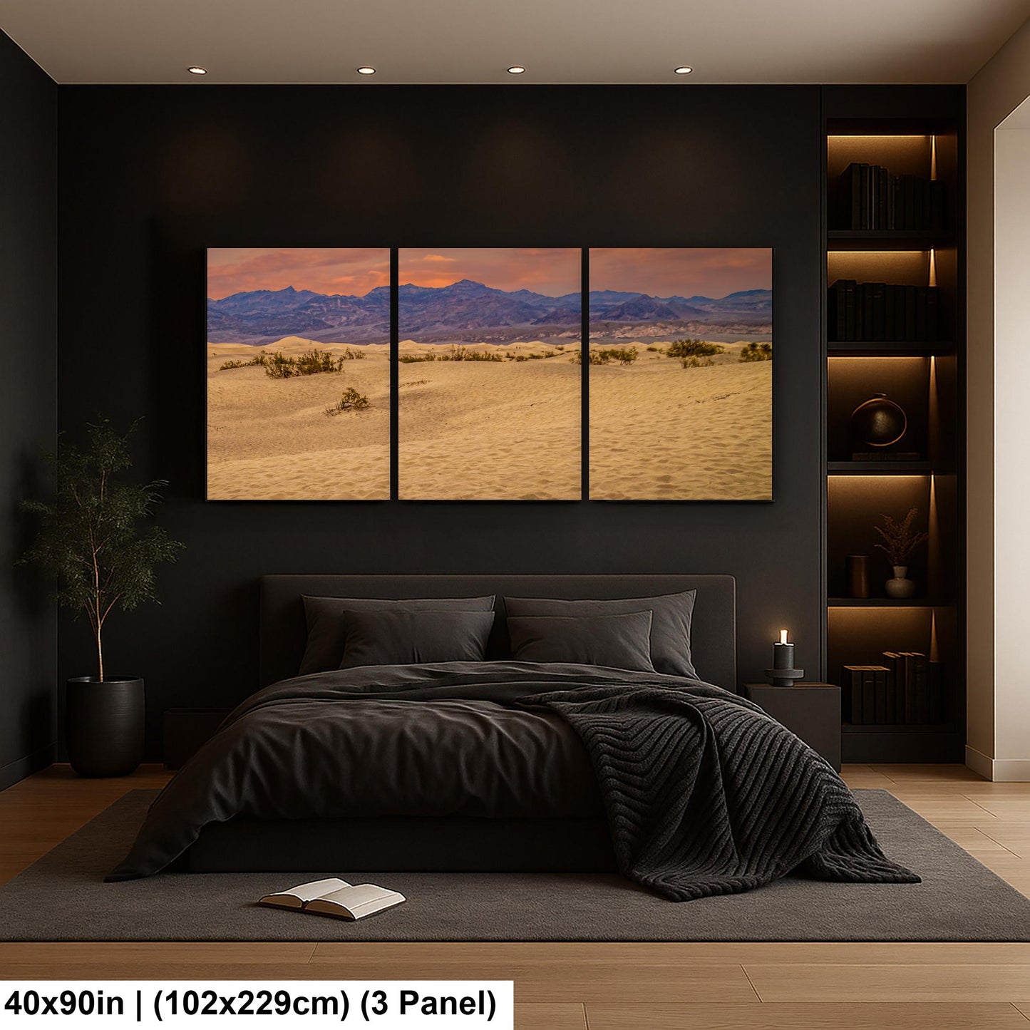 Mesquite Flat Sand Dunes Desert Landscape Photography Print, Death Valley National Park, California Wall Art