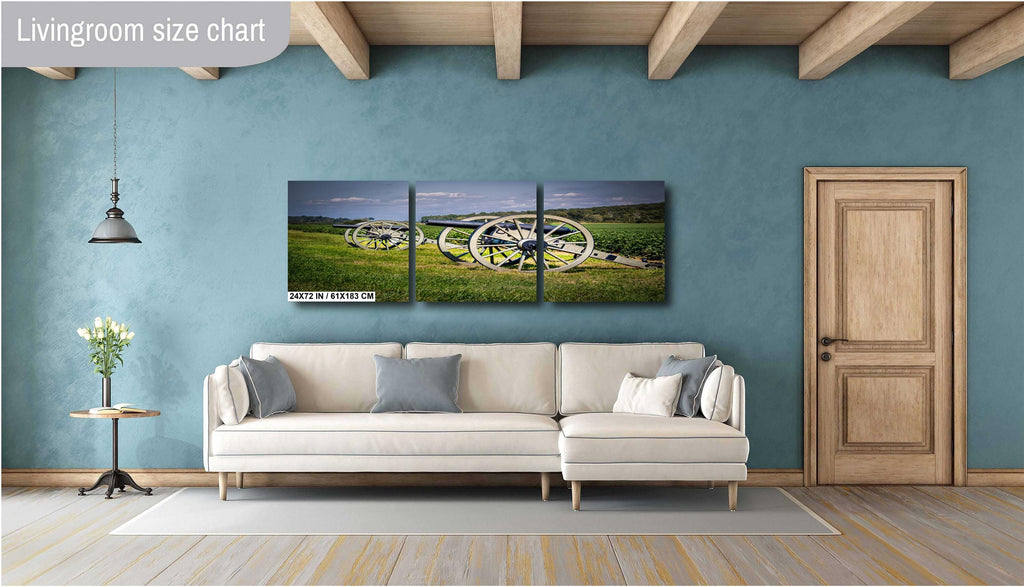 Gettysburg Cannon Print: 19th Century Artillery, National Military Park