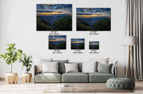 Black Canyon Sunrise Print: Gunnison River, Colorado Landscape Photography