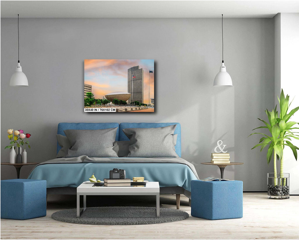 The Egg Albany NY Print: Empire State Plaza Architecture Photography