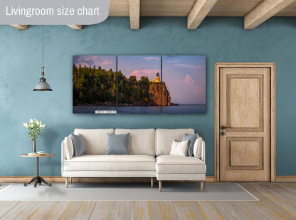 Split Rock Lighthouse Print – Lake Superior Wall Art | North Shore Canvas Decor