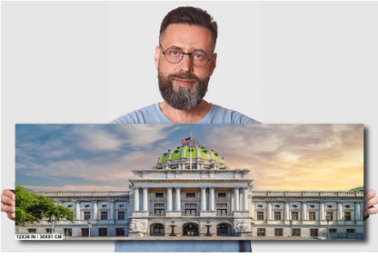 Historic Harrisburg: Pennsylvania State Capitol Complex Print Wall Art Historic Architectural Photography Aluminum/Acrylic/Metal/Canvas