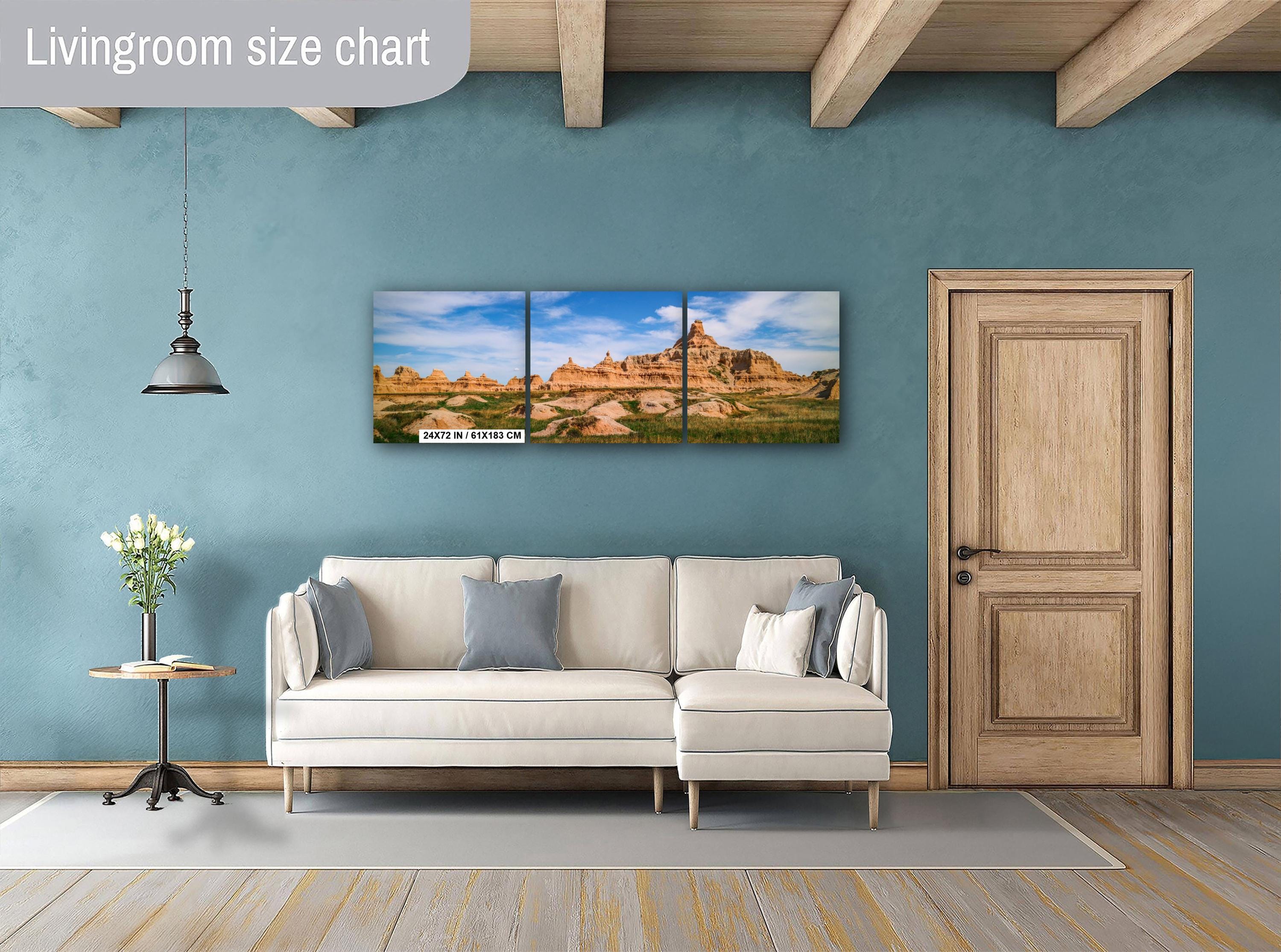 Badlands National Park Print: South Dakota Buttes & Prairie Landscape