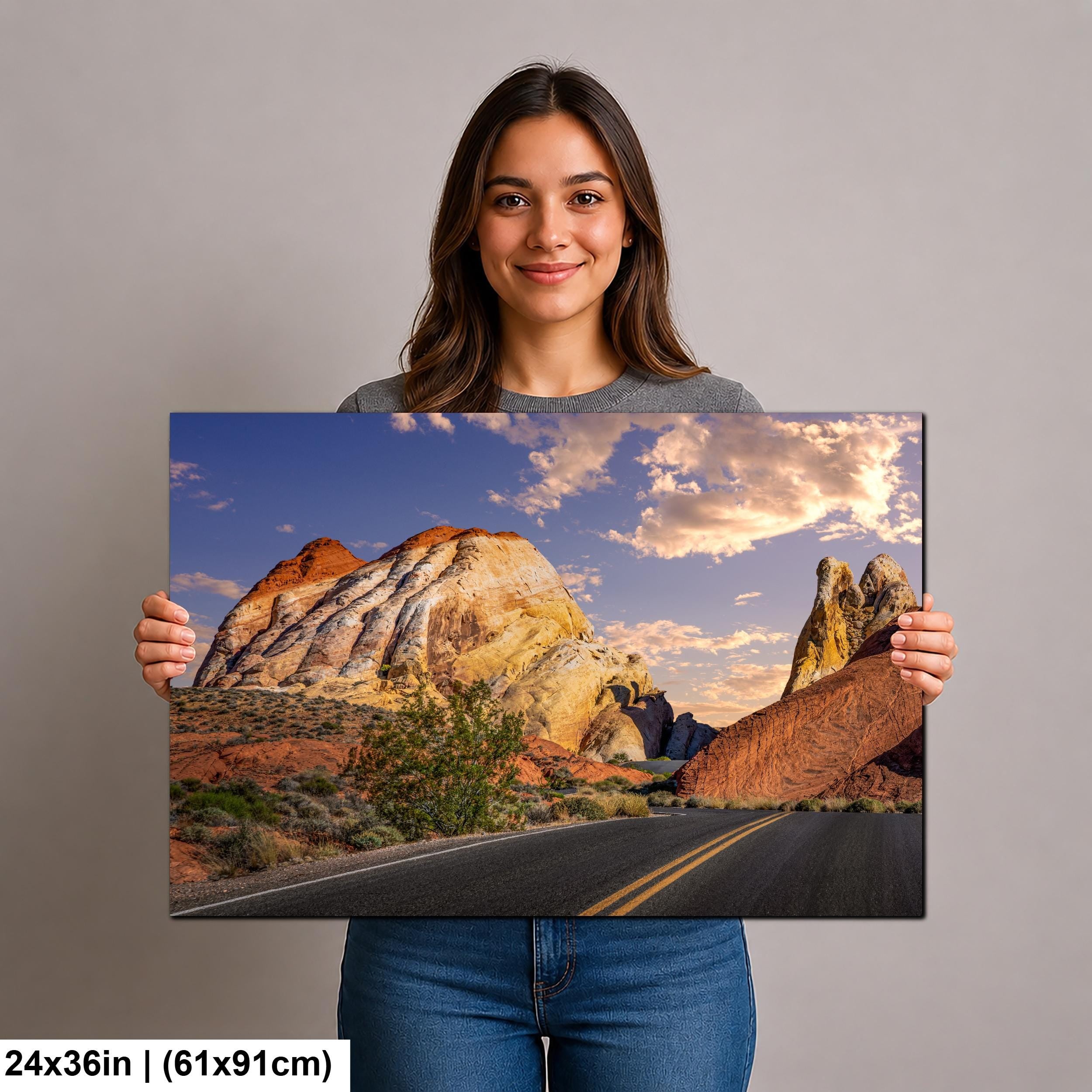 Sandstone Peaks: Red Rock Canyon Las Vegas Nevada Photography Wall Art
