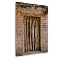 Tucson Arizona - Rustic Adobe Door With Wooden Branch Gate, Photography Print Wall Art