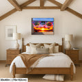 Tucson Mural - Surreal Desert Mural With Floating Cactus Balloons, Photography Print Wall Art