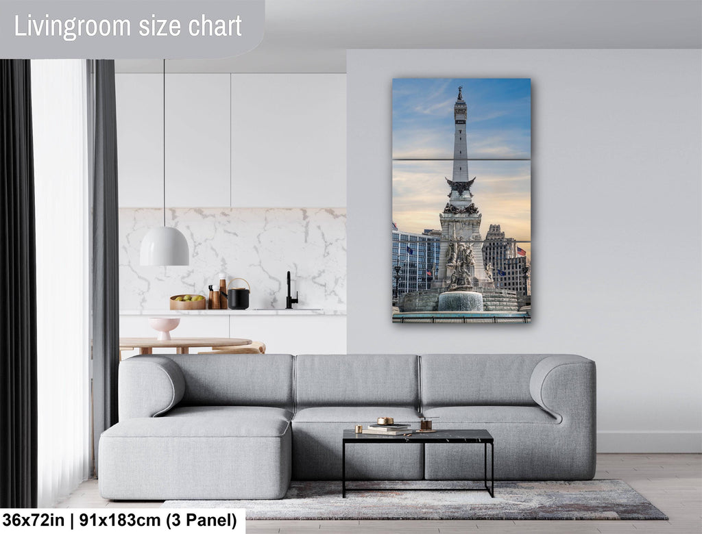 Indianapolis Indiana Soldiers and Sailors Monument Photography Wall Art