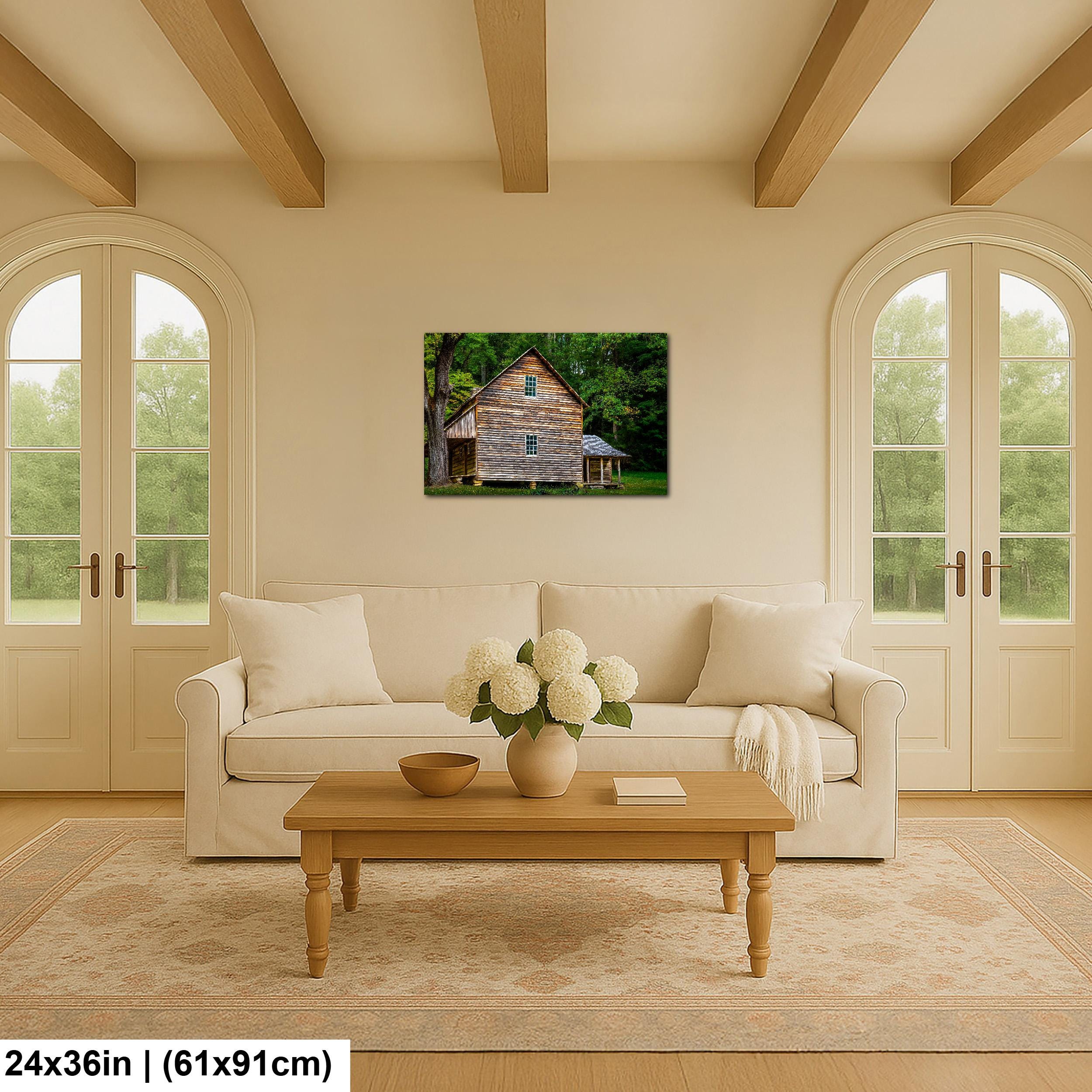 Pioneer Legacy: Historic Cabin Great Smoky Mountains National Park Wall Art