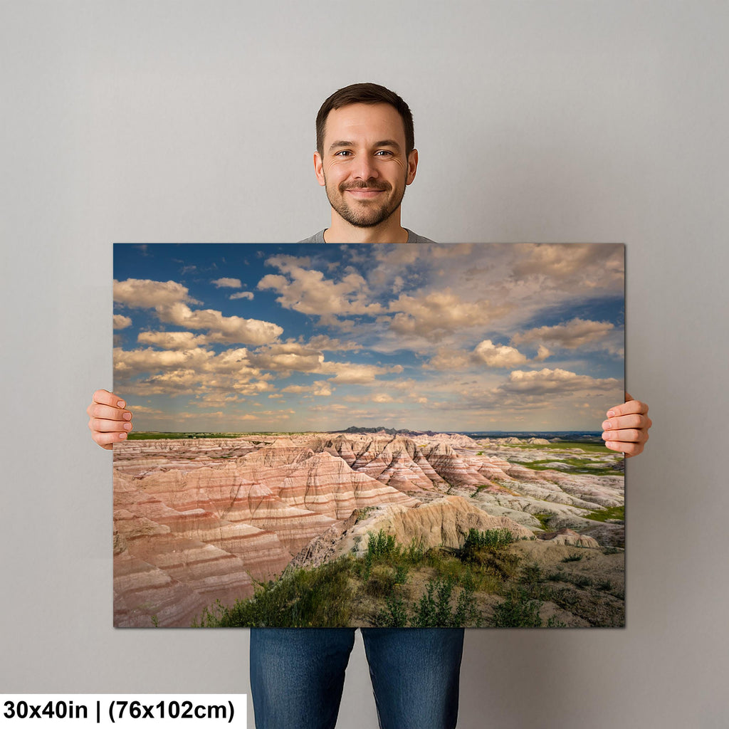 Painted Badlands Formations Photography Print, South Dakota National Park Wall Art, Southwestern Landscape Decor, Nature Photo