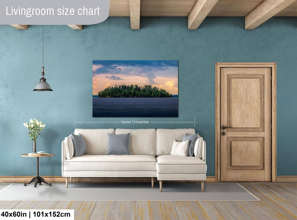 Voyageurs National Park Island, Minnesota Lake View, Tranquil Water, Nature Photography Wall Art