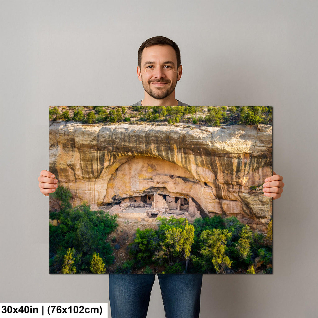 Ancient Cliff Ruins at Mesa Verde National Park, Cortez Colorado Photography Print