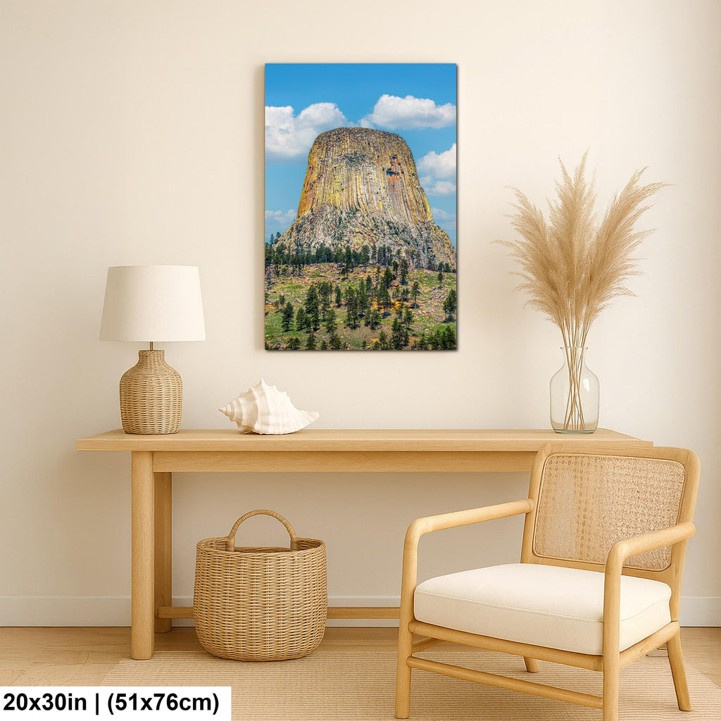 Monumental Ascent: Devils Tower Wyoming National Monument Photo Wall Art