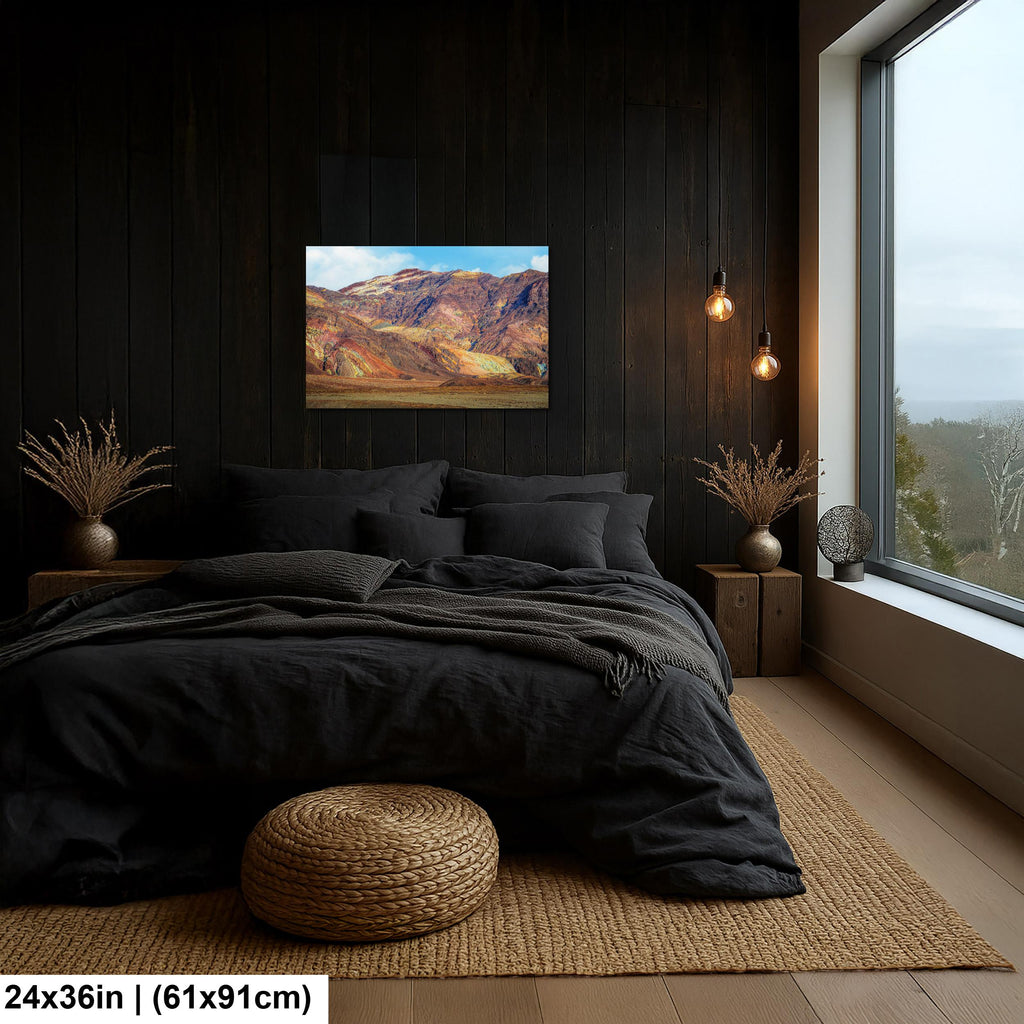 Painted Earth: Artist's Palette Death Valley California Photography Wall Art