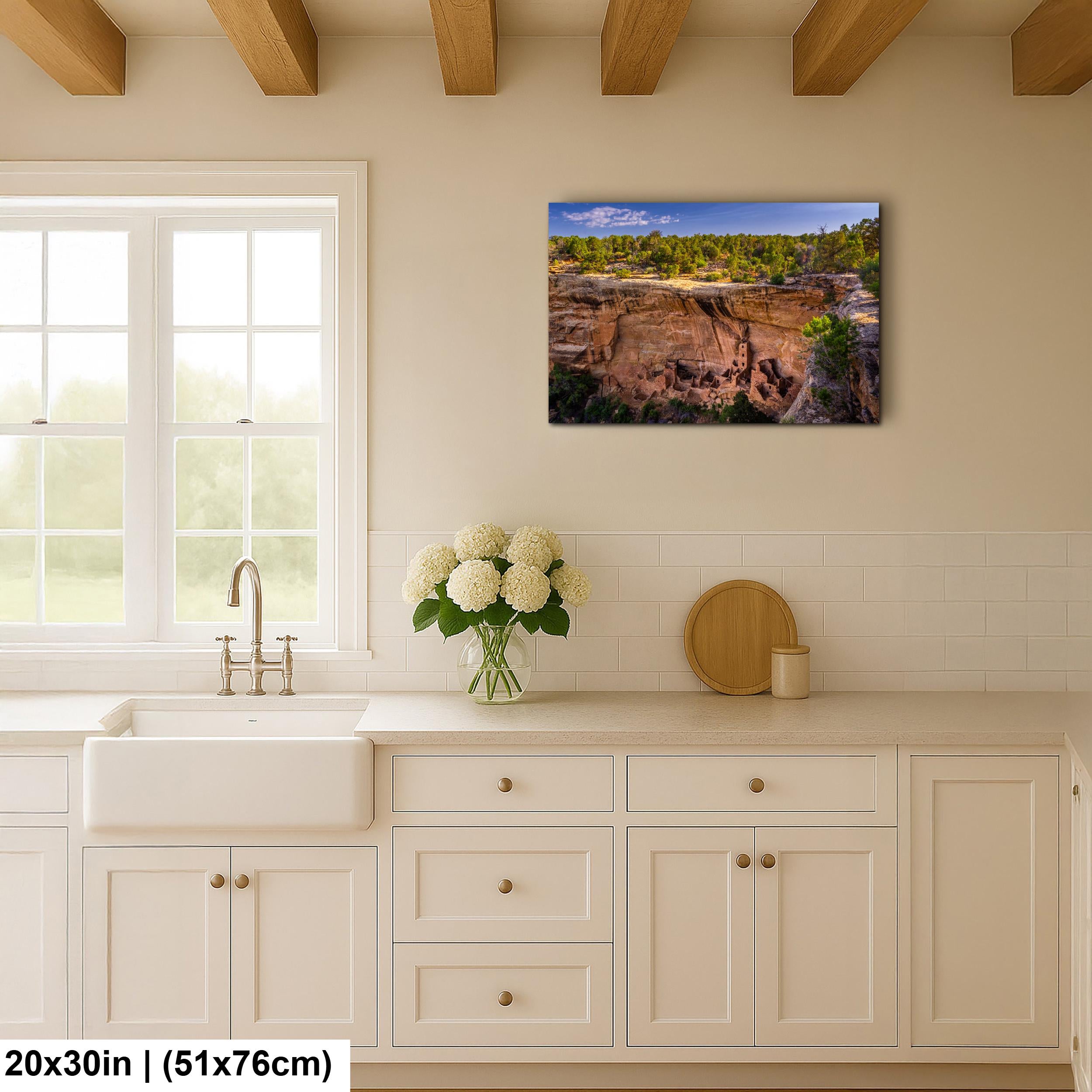 Cliff Palace at Mesa Verde National Park Photography Print, Cortez Colorado Wall Art, Ancient Pueblo Ruins Decor