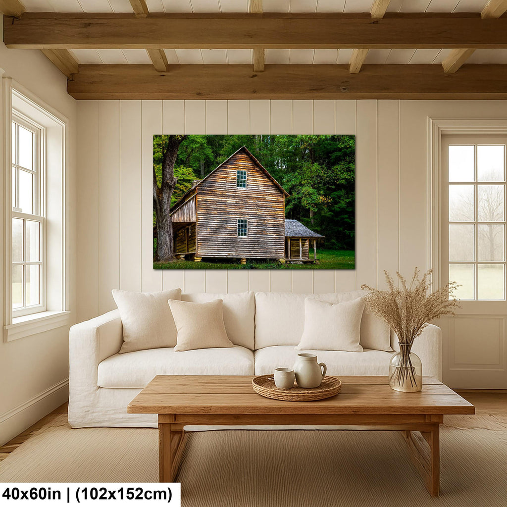 Pioneer Legacy: Historic Cabin Great Smoky Mountains National Park Wall Art
