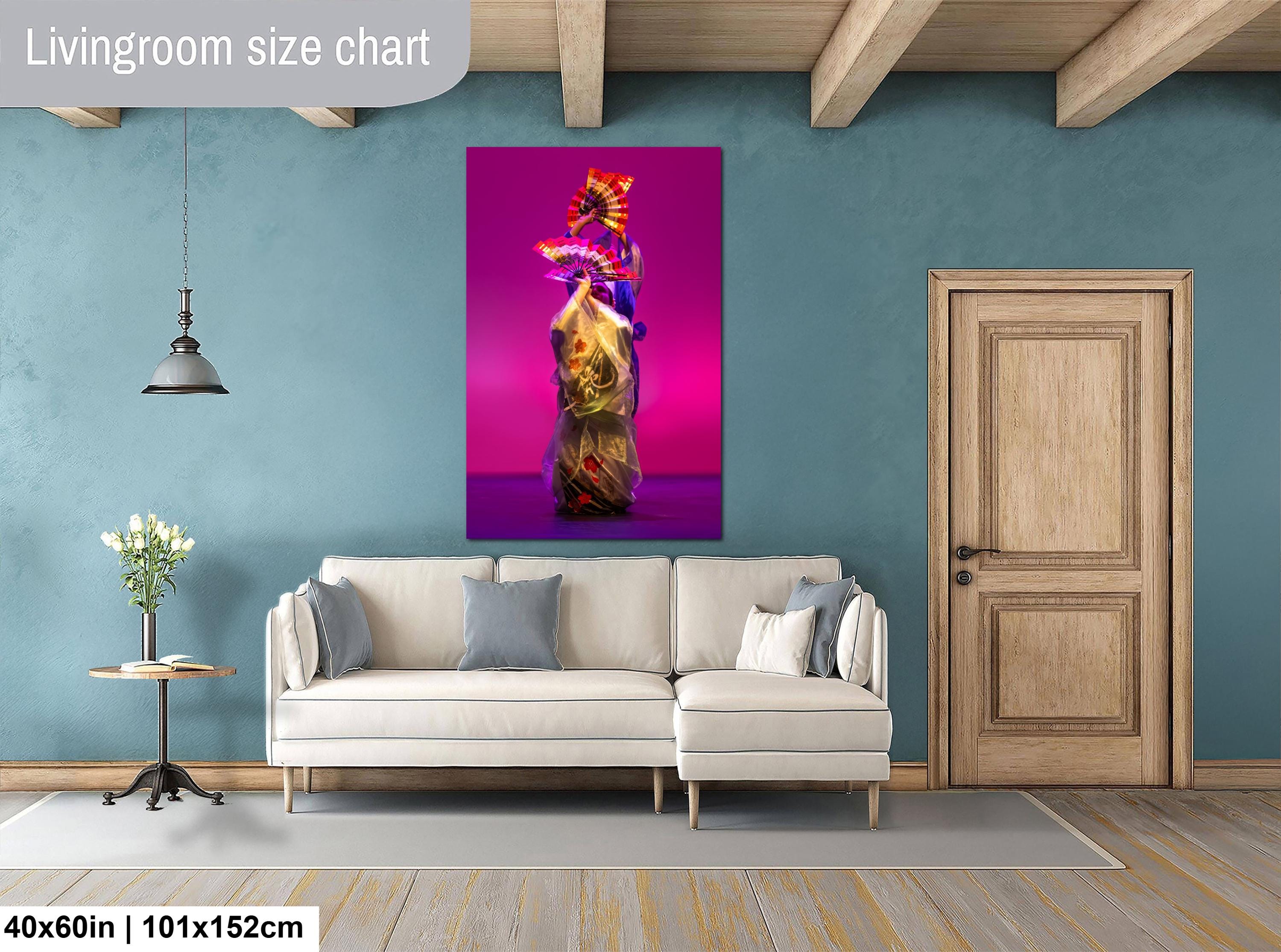 Taiko Odori Fan Dance – Japanese Stage Performance Photography Print | Vibrant Wall Art
