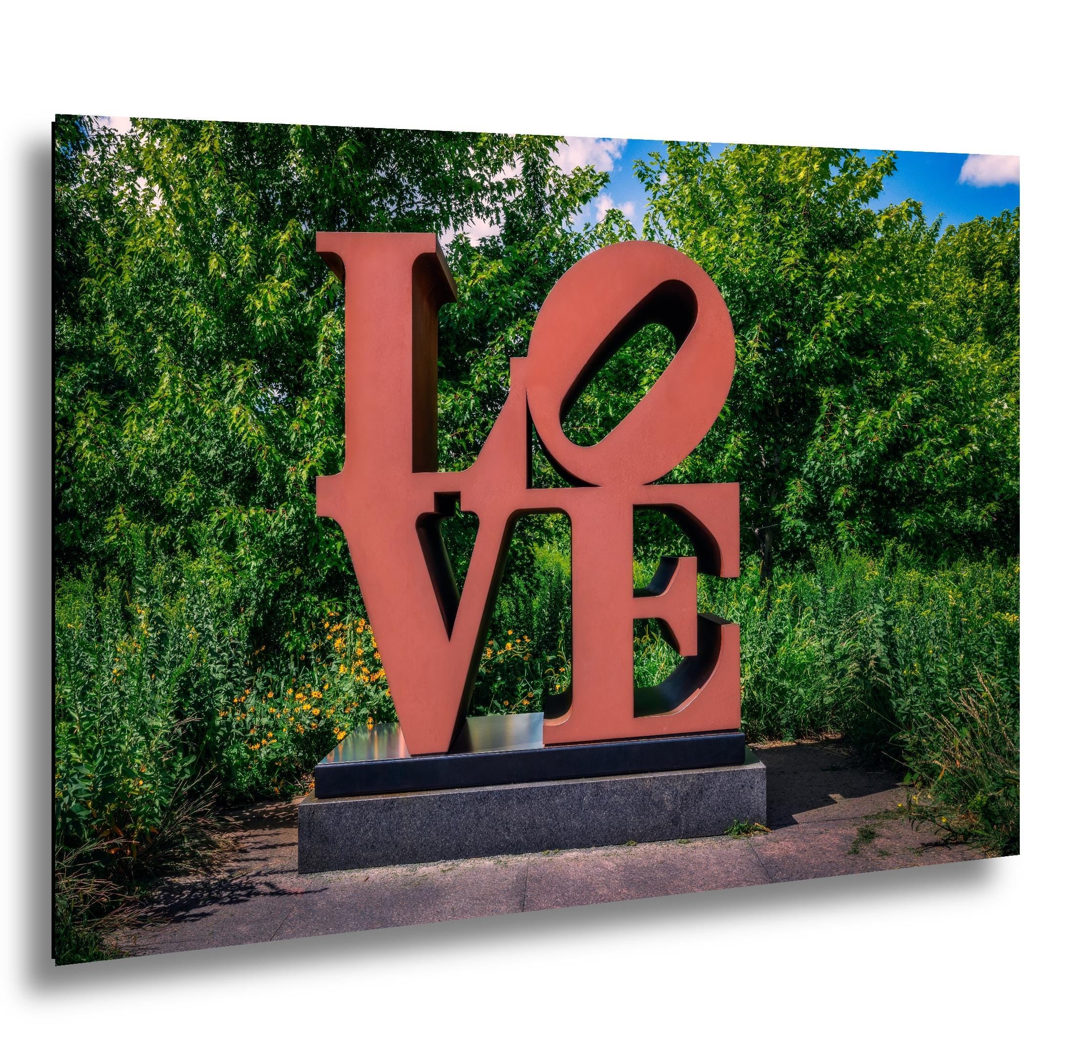 LOVE Sculpture: Minneapolis Sculpture Garden Minnesota Photography Wall Art