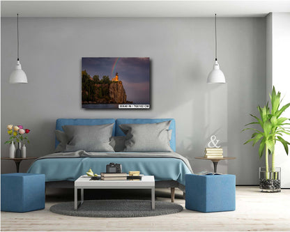 Split Rock Lighthouse Print - Minnesota Wall Art | Lake Superior Decor & Scenic Cliff Artwork