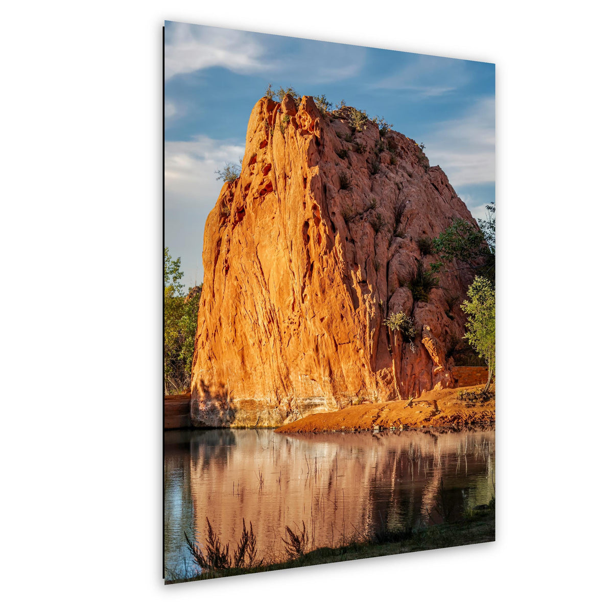 Stone Reflections: Red Rock Canyon Colorado Springs Photography Wall Art