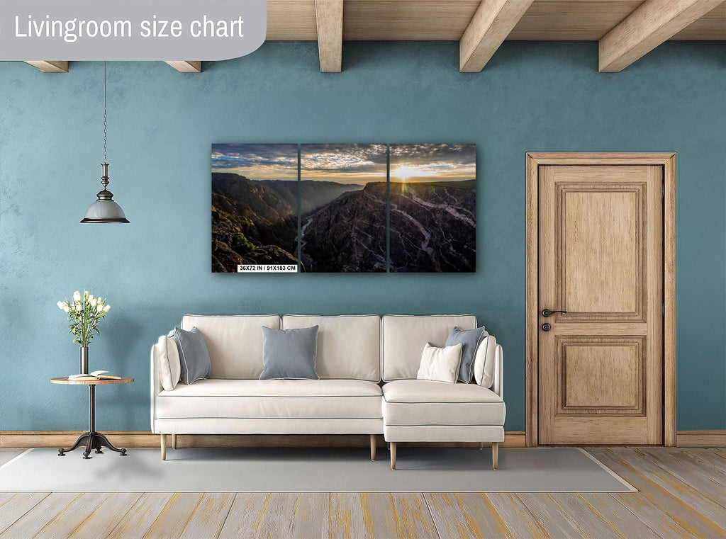 Black Canyon Sunrise Print: Colorado Landscape Photography