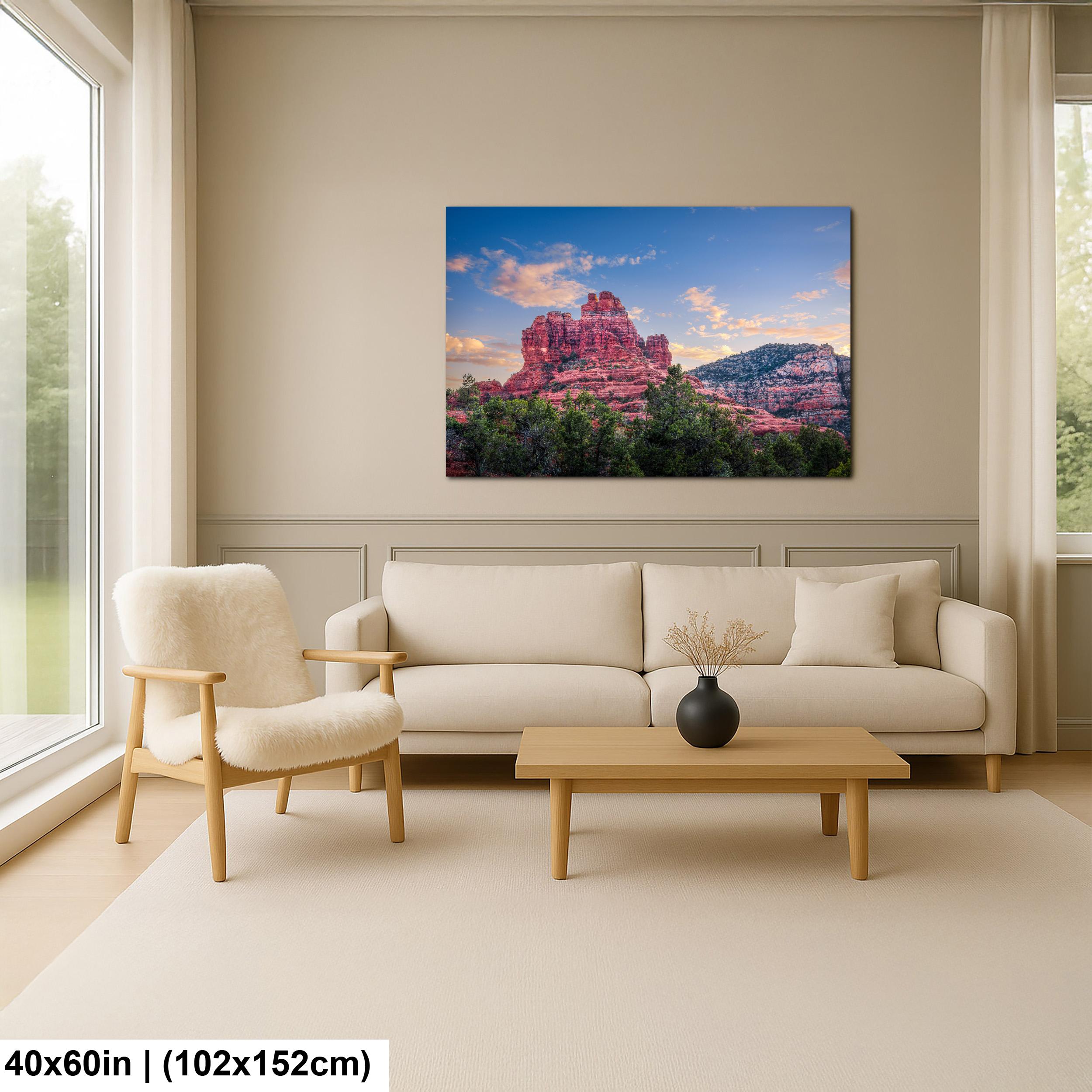 Sedona Bell Rock Hike Photography Print, Red Rock Landscape, Arizona Desert Wall Art, Southwest Home Decor