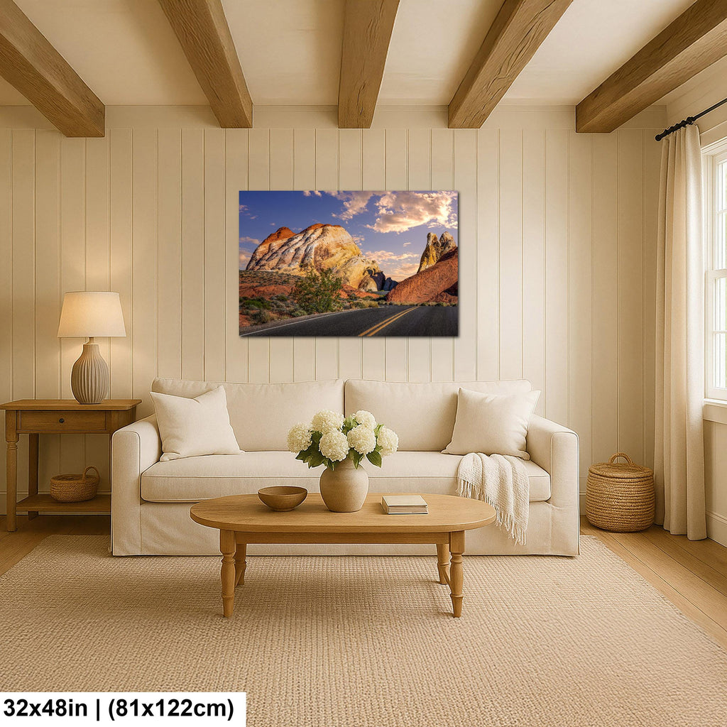 Sandstone Peaks: Red Rock Canyon Las Vegas Nevada Photography Wall Art