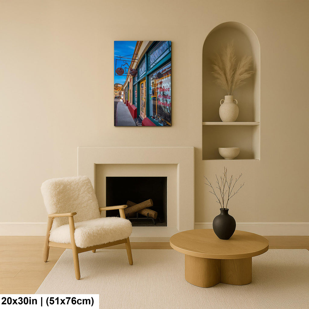 Bisbee Bicycle Brothel Historic Arizona Street Scene Photography Wall Art