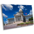 Oklahoma State Capitol Building Art Print: OKC Patriotic Photography