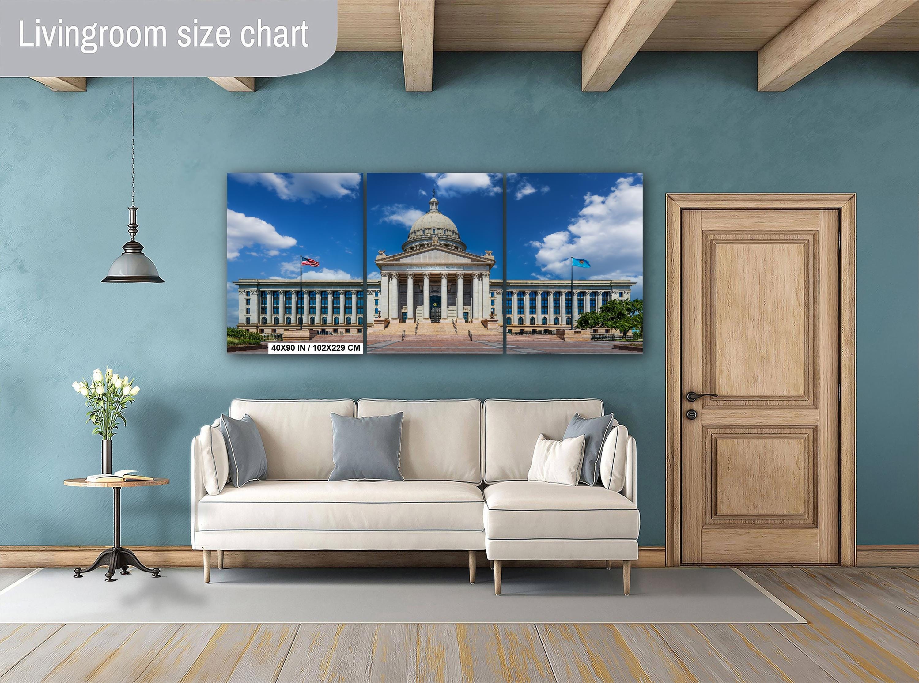 Oklahoma State Capitol Dome Print: Oklahoma City Architecture Photography