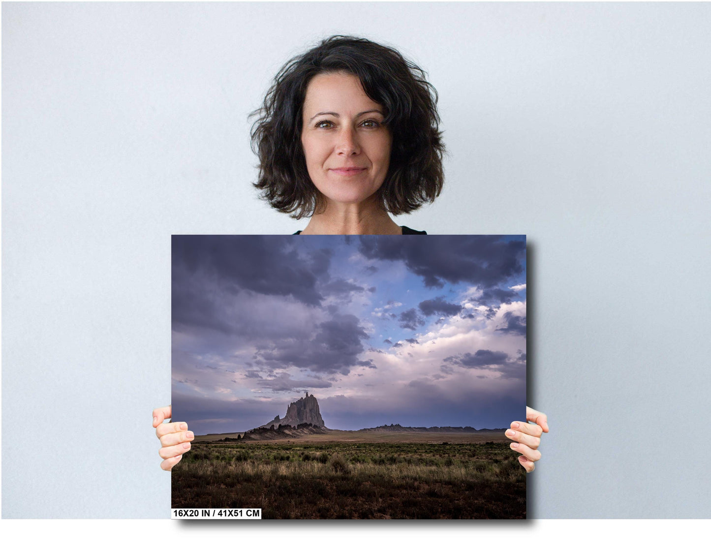 Shiprock New Mexico: Monadnock Desert Landscape Photography Wall Art