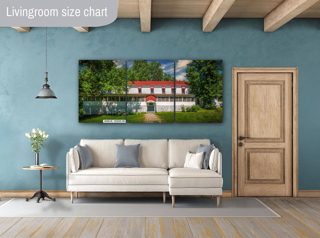 Historic Kettle Falls Hotel at Voyageurs National Park, Minnesota Landmark Wall Art Print Aluminum/Acrylic/Metal/Canvas Travel Home Decor