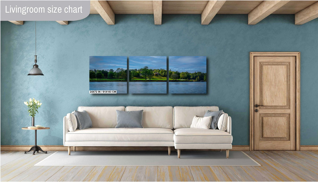 Lake Keowee Wall Art – Calm Waters Print | South Carolina Decor Canvas