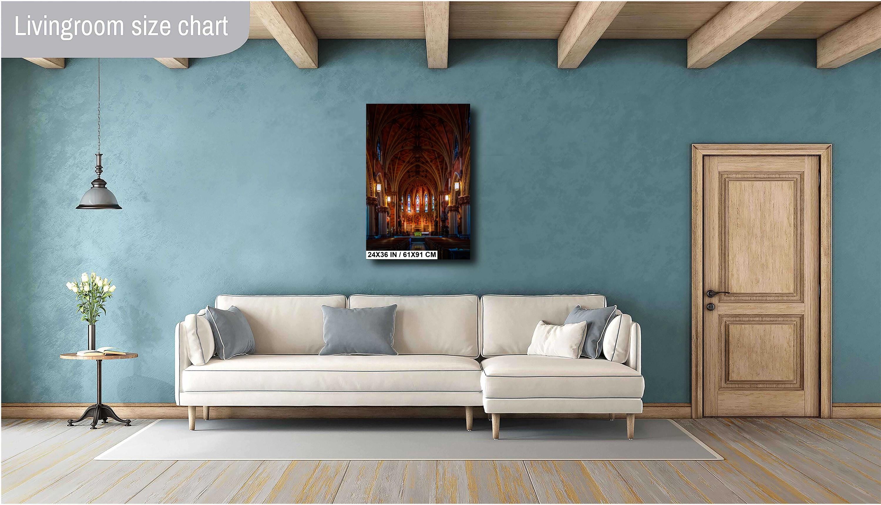 Albany’s Immaculate Conception Cathedral: Catholic Church Print Wall Art New York Historic Landmark Aluminum/Acrylic/Metal/Canvas